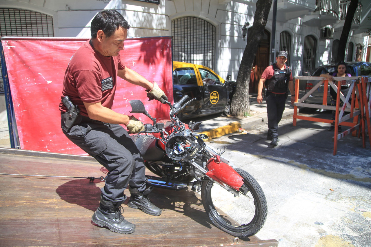 Accidente fatal en Caballito. NA