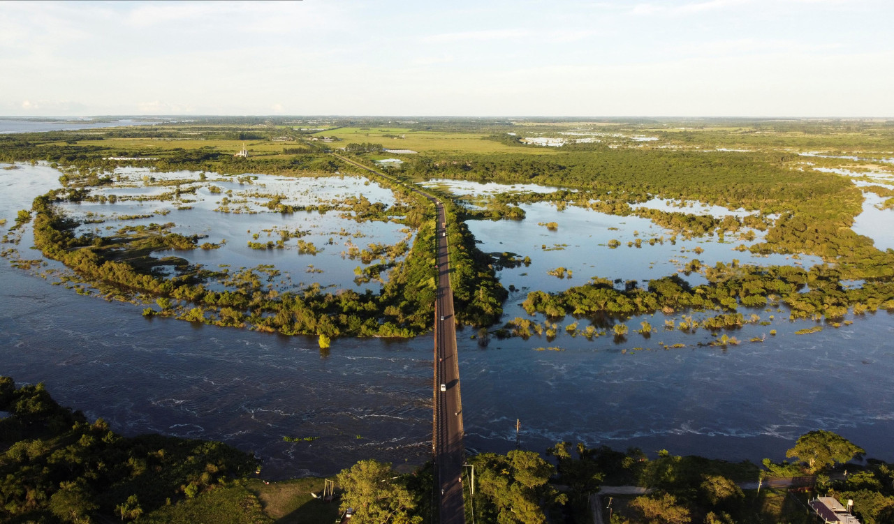 Inundaciones en Corrientes. Foto: NA.