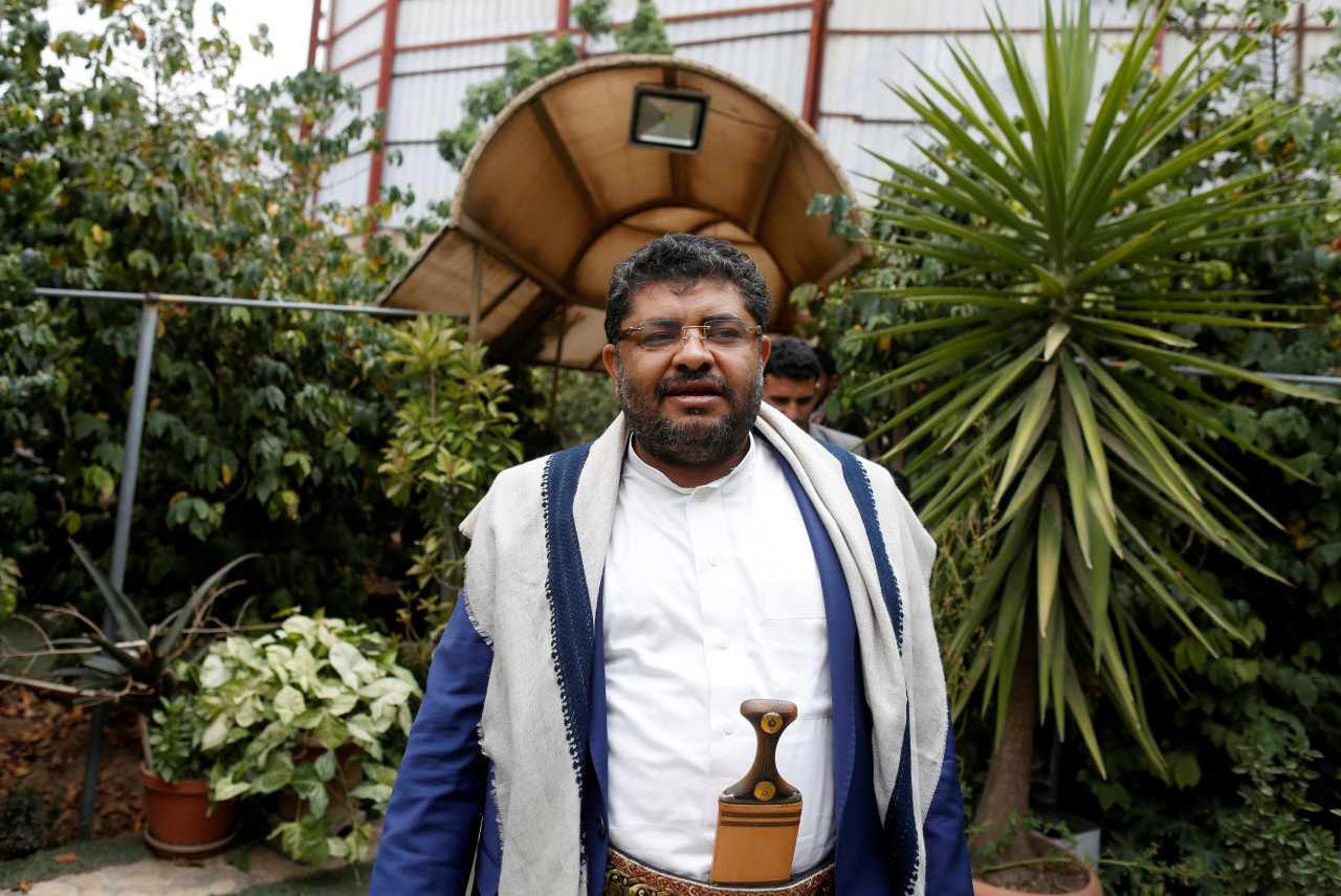 Mohamed Ali al-Hutí, jefe del comité revolucionario supremo hutí. Foto: Reuters