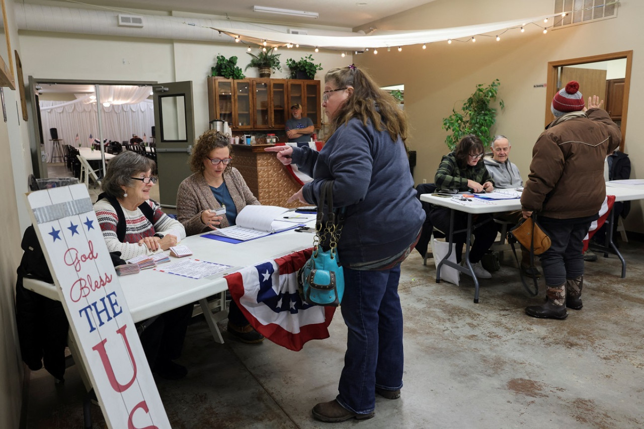 Caucus en Iowa. Foto: Reuters.