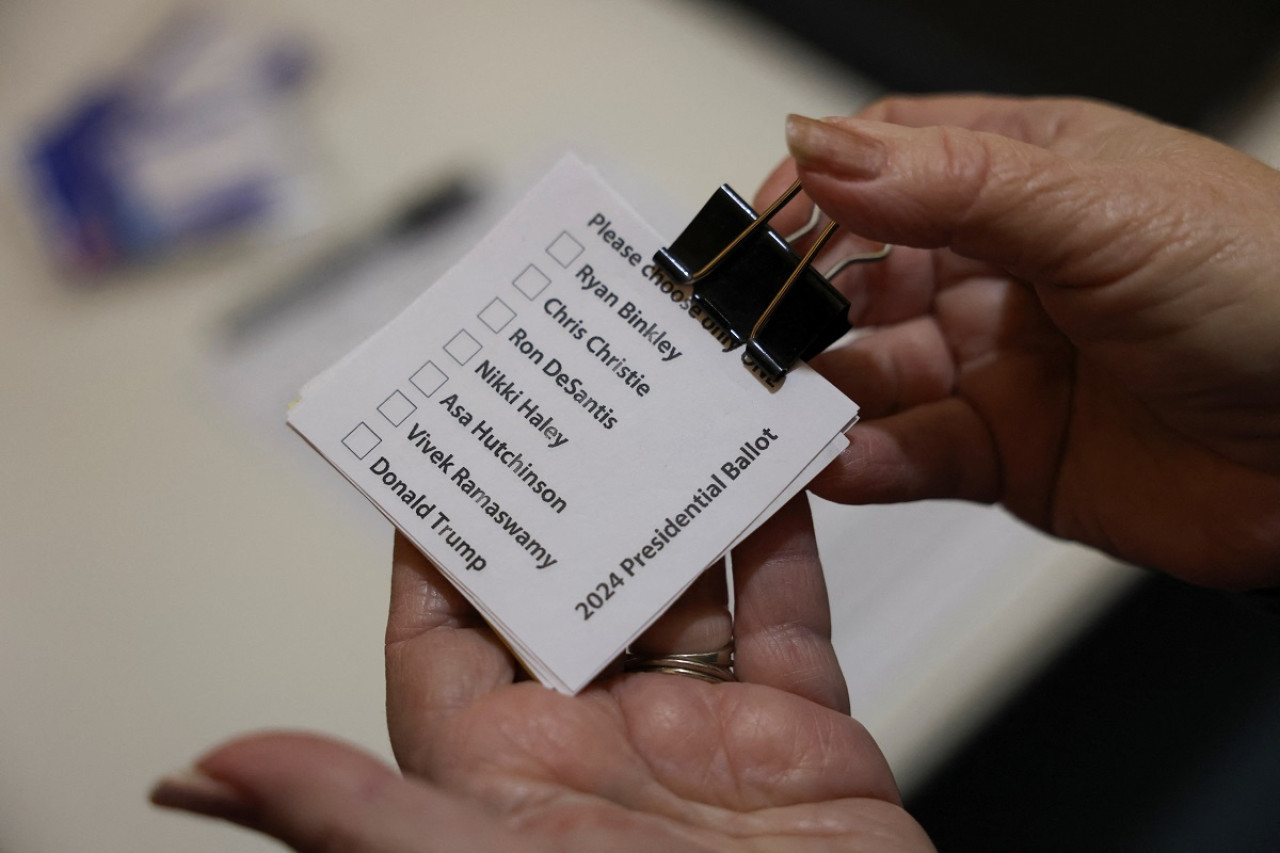 Candidatos presidenciales de EEUU; caucus. Foto: Reuters.