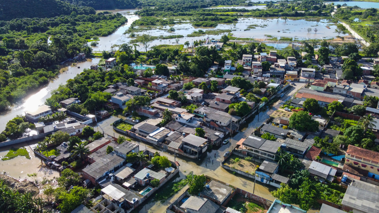 Inundaciones en Río de Janeiro, Brasil. Foto: EFE.