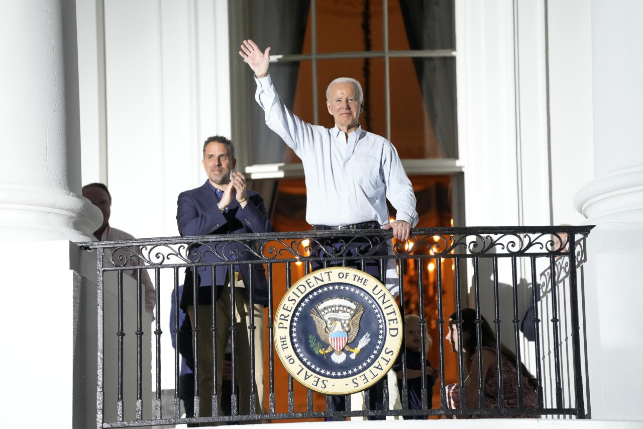 Hunter Biden y Joe Biden. Foto: EFE