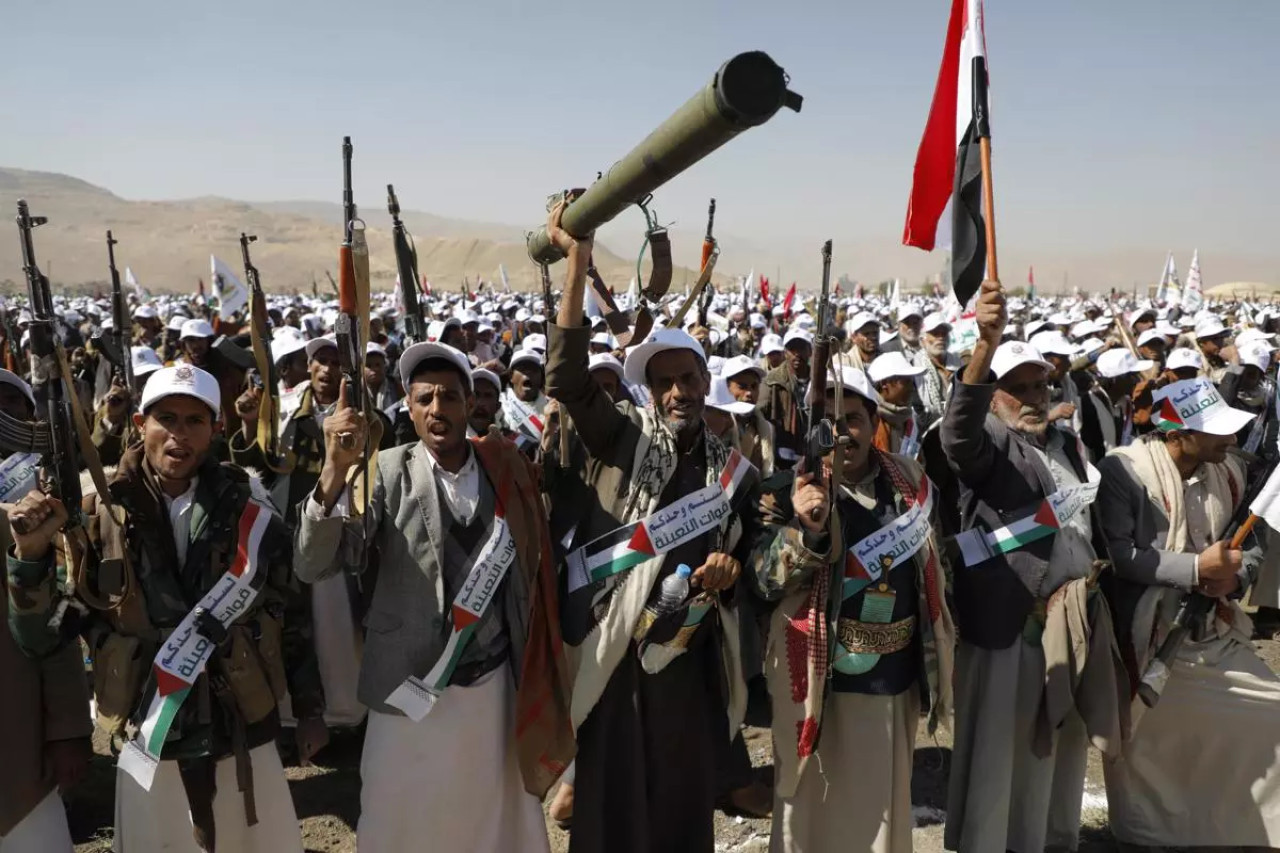 Hutíes de Yemen. Foto: EFE
