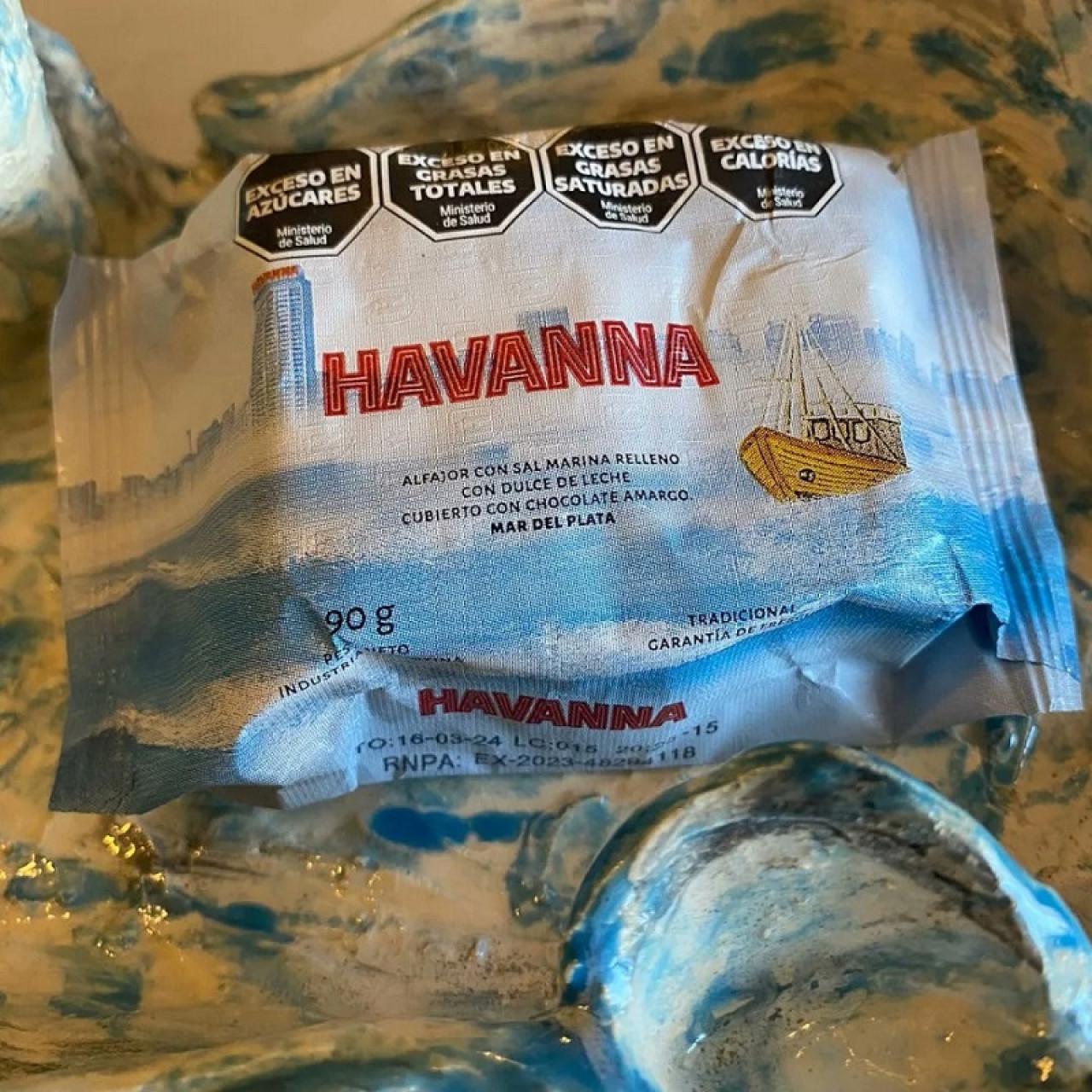 Nuevo alfajor Havanna. Foto: X @alfajoresmdp.