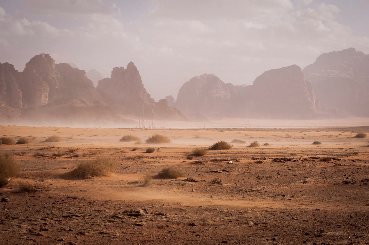 Sol, calor, desierto. Foto Unsplash.