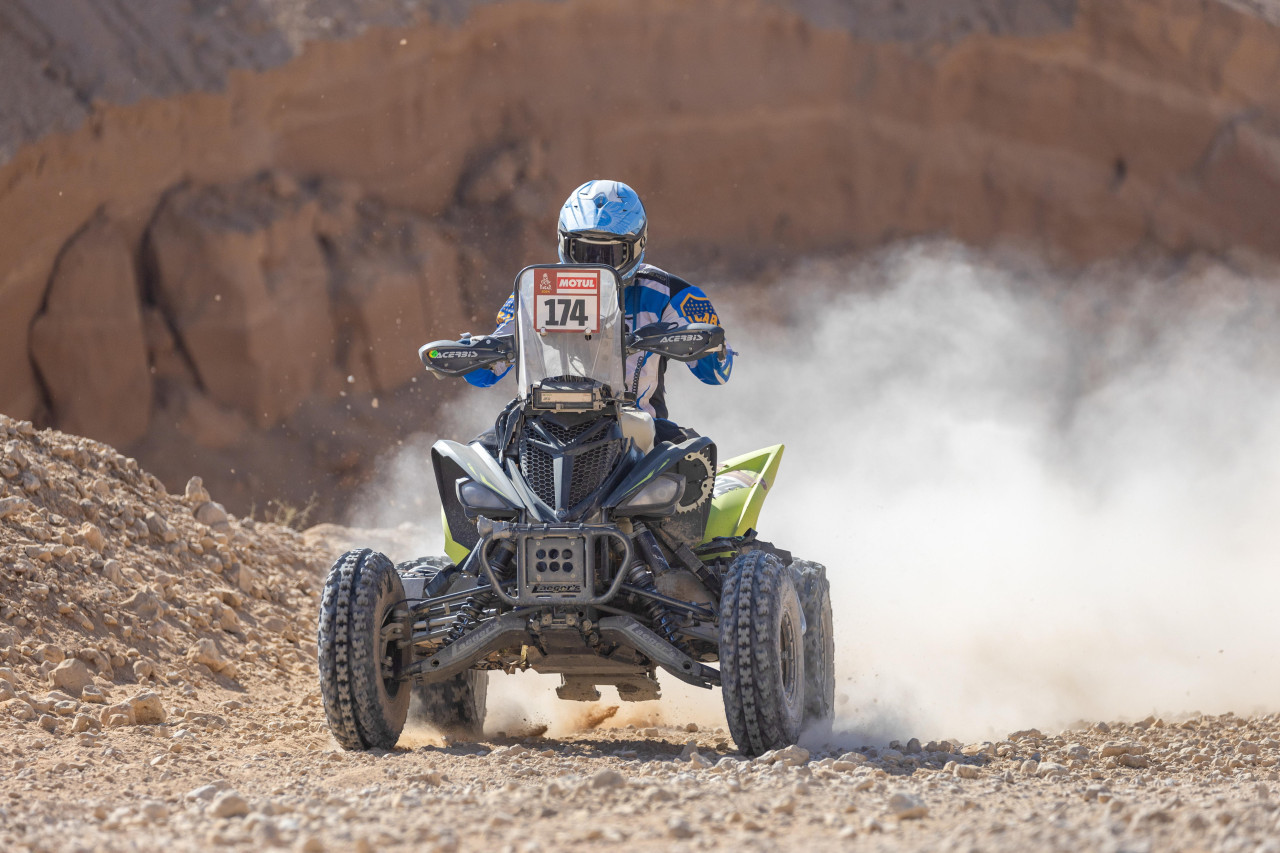 Manuel Andujar en el Rally Dakar 2024. Foto: EFE.