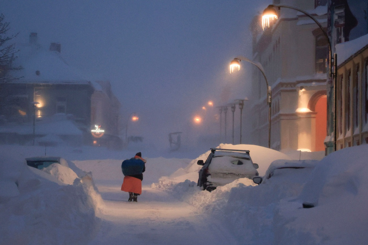 Ola polar en Noruega. Foto: Reuters