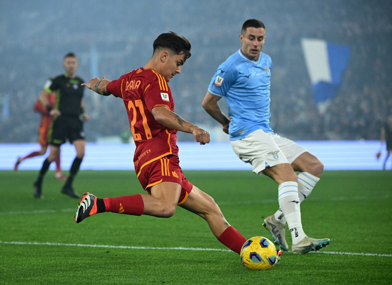 Paulo Dybala vs. Lazio. Foto: Reuters.