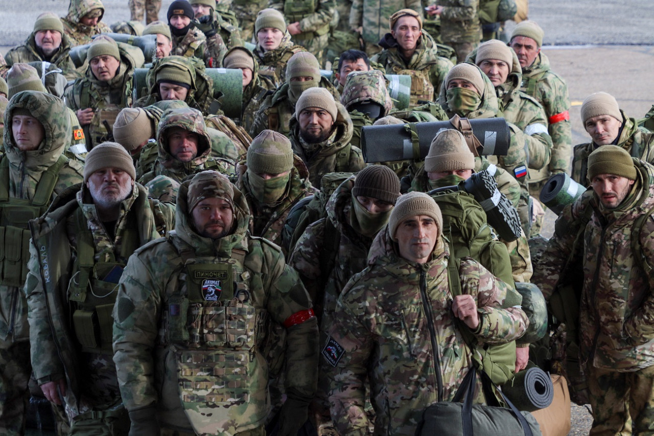 Soldados en la guerra Rusia-Ucrania. Foto: Reuters
