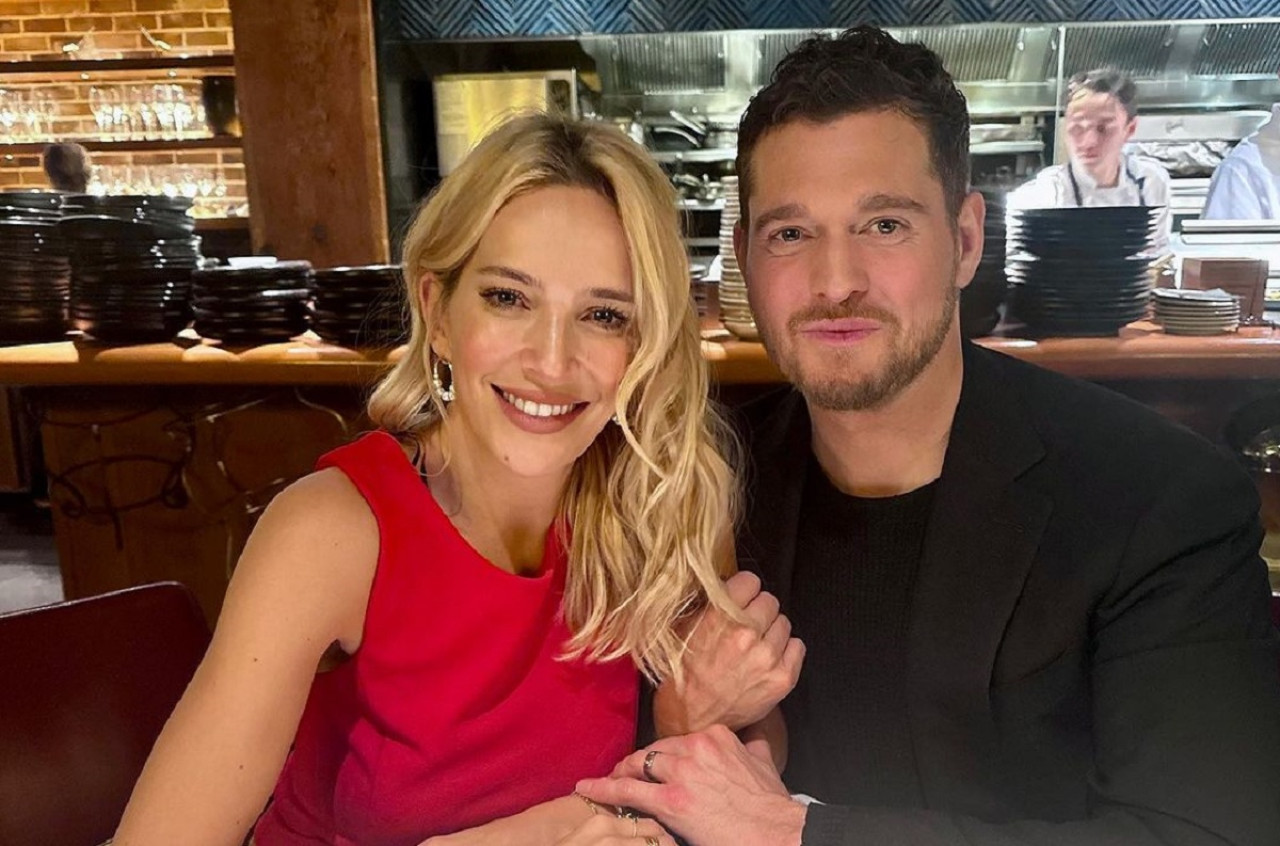 Luisana Lopilato y Michael Bublé. Foto: Instagram @michaelbuble