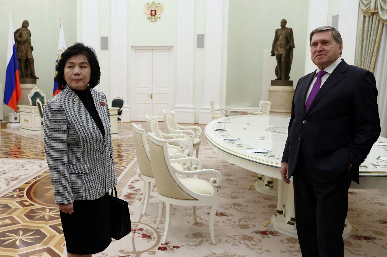Choe Son-hui en Rusia. Foto: Reuters