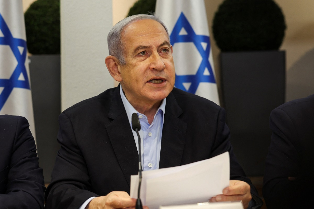 Benjamin Netanyahu, primer ministro de Israel. Foto: Reuters.