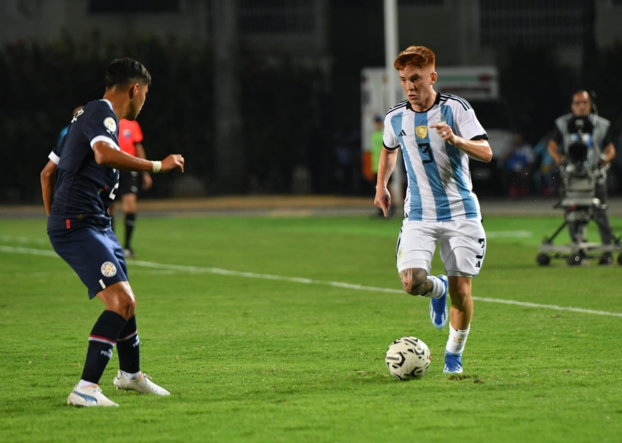 Valentín Barco; Selección Argentina. Foto: X @Argentina.