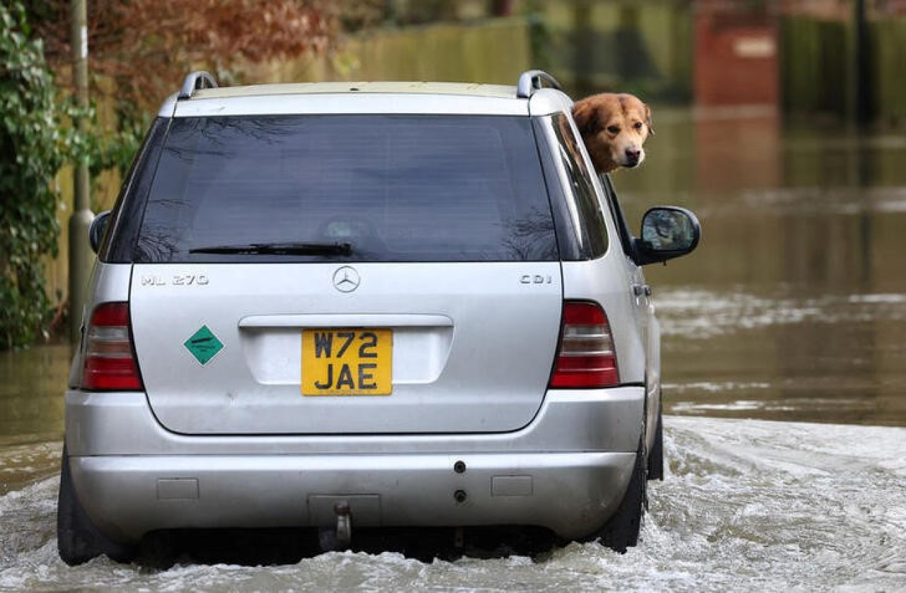 Tormenta Isha, Reino Unido. Foto: Reuters