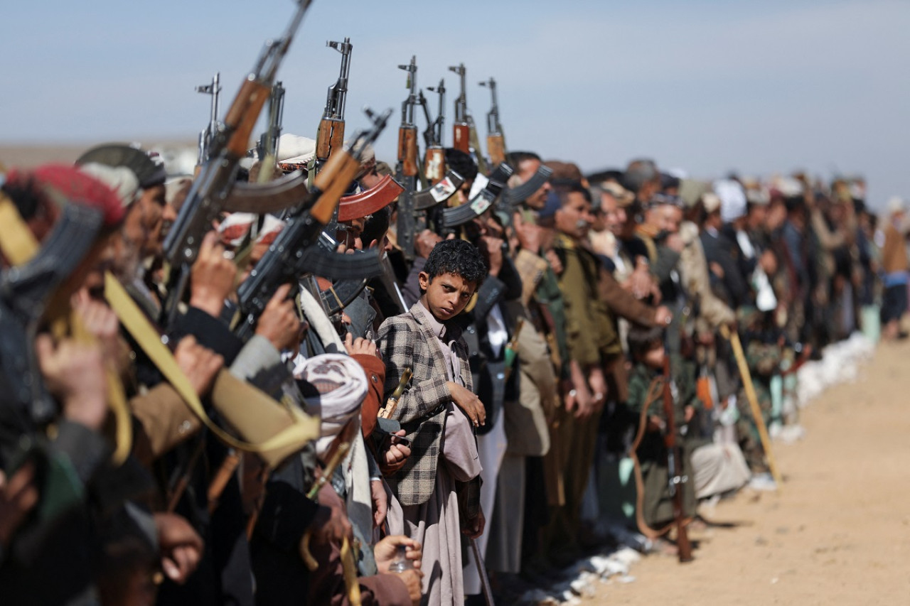 Hutíes de Yemen. Foto: Reuters.