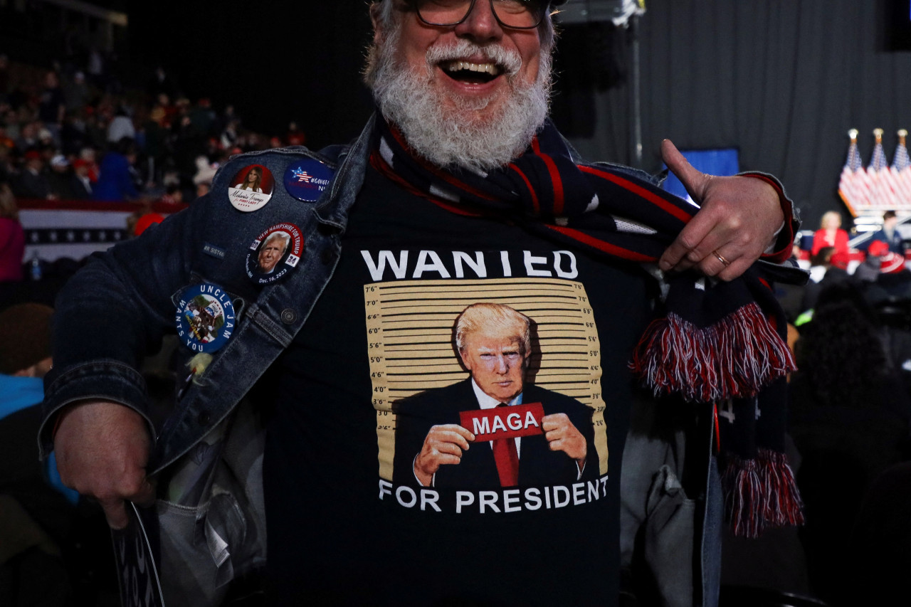 Movilizaciones a favor de Donald Trump. Foto: Reuters.