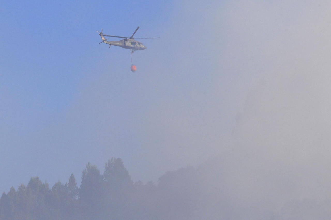 Incendios forestales en Colombia. Foto: EFE