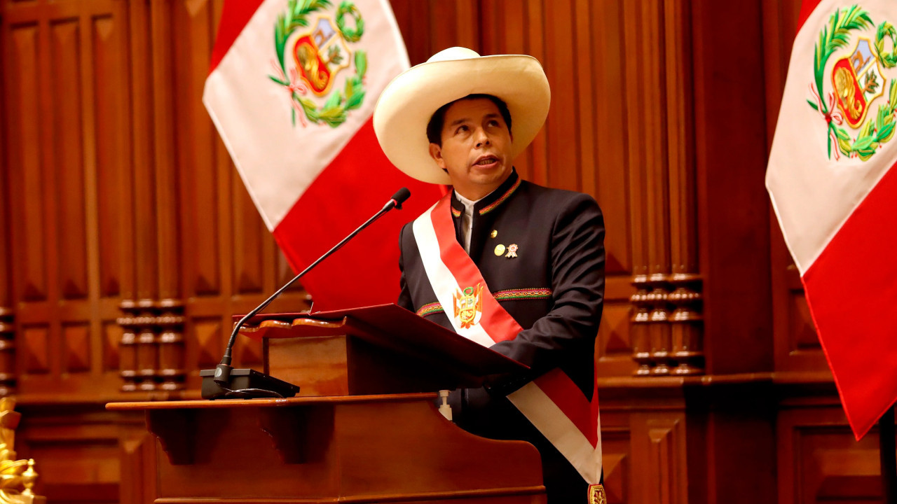 Pedro Castillo, Perú. Foto: EFE