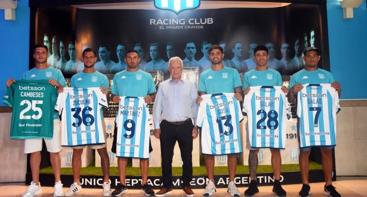 Racing presenta sus nuevos refuerzos