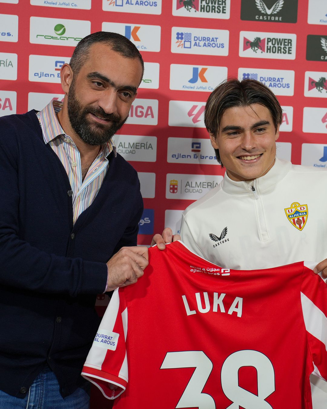 Luka Romero en el Almería. Foto: Instagram.