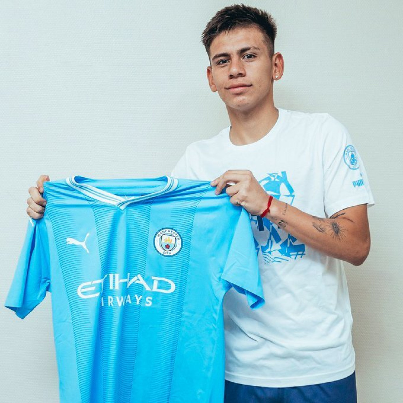 Diablito Echeverri, nuevo refuerzo del Manchester City. Foto: Manchester City