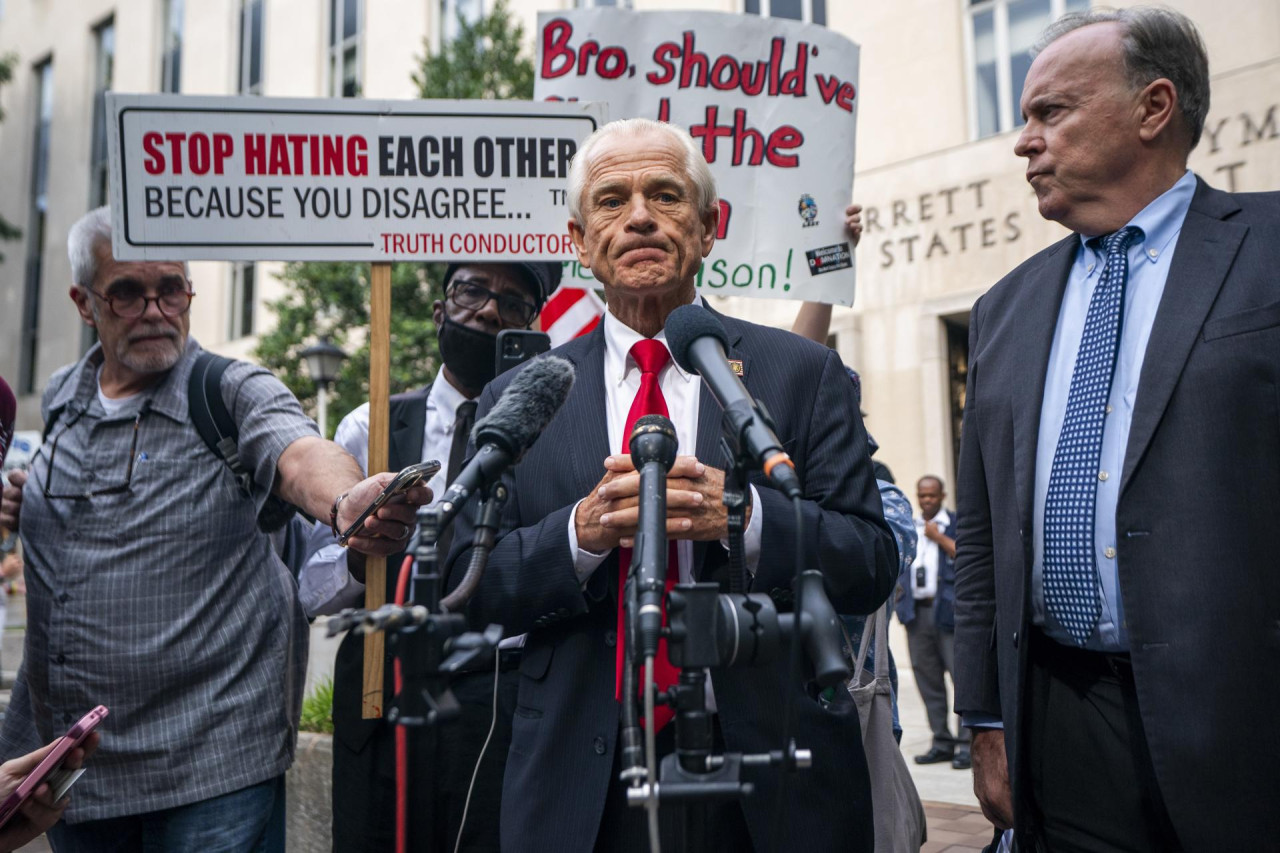 Peter Navarro, exasesor de Trump. Foto: EFE