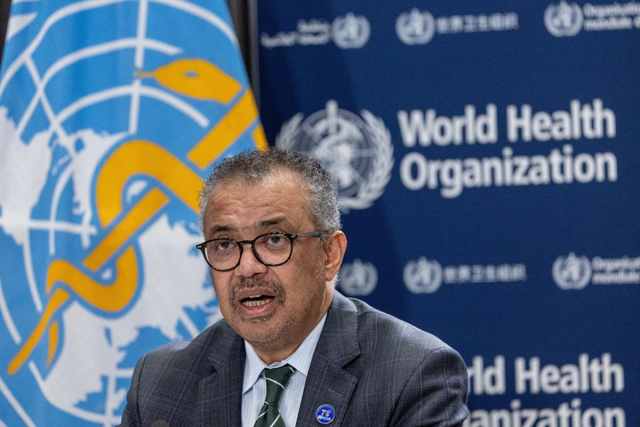 Tedros Adhanom Ghebreyesusen, director general de la OMS. Foto: Reuters.