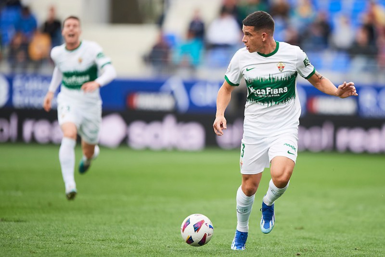 Lautaro Blanco en el Elche. Foto: Instagram @lauti_blanco99.