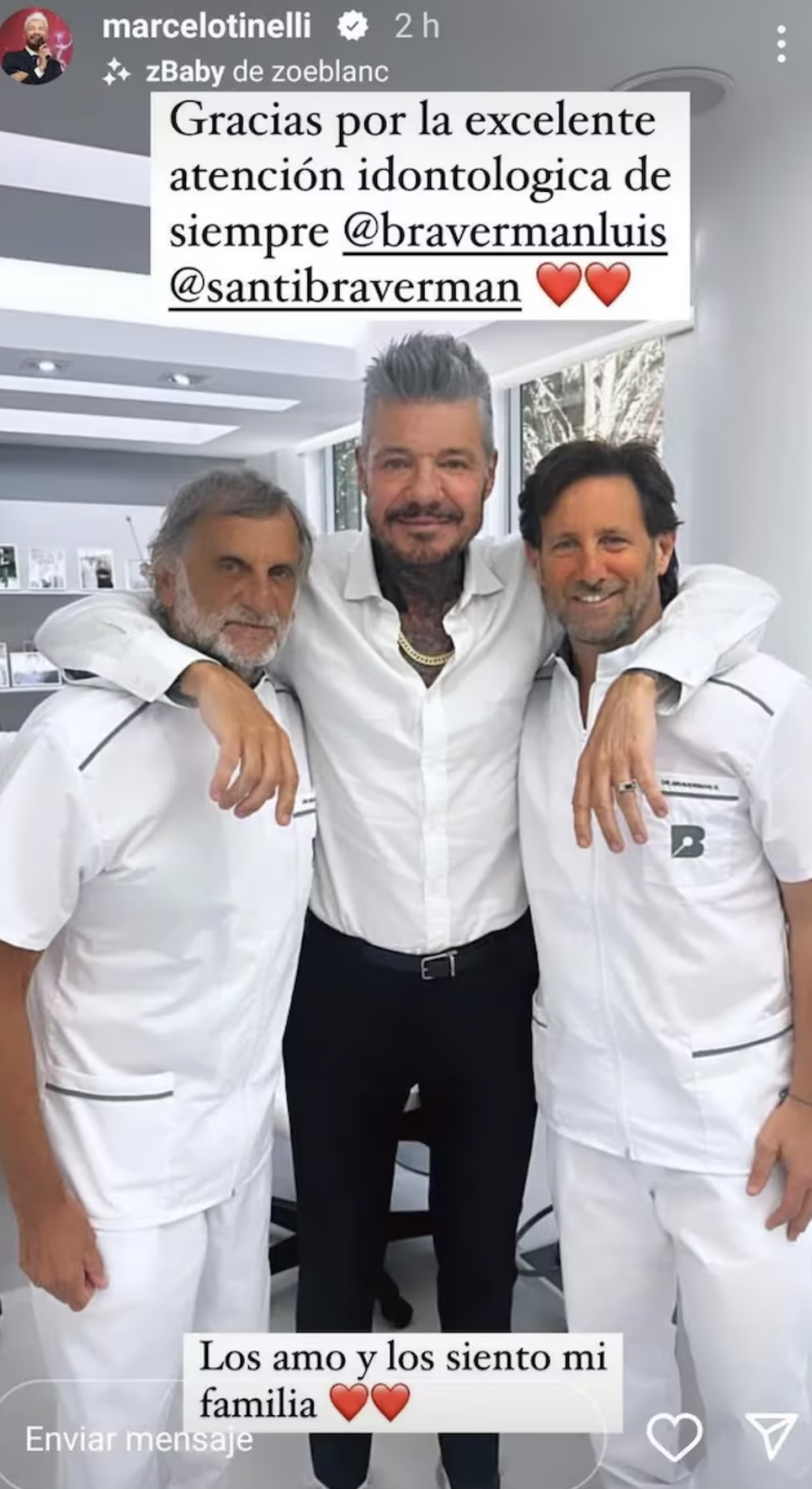 Marcelo Tinelli. Foto Instagram.