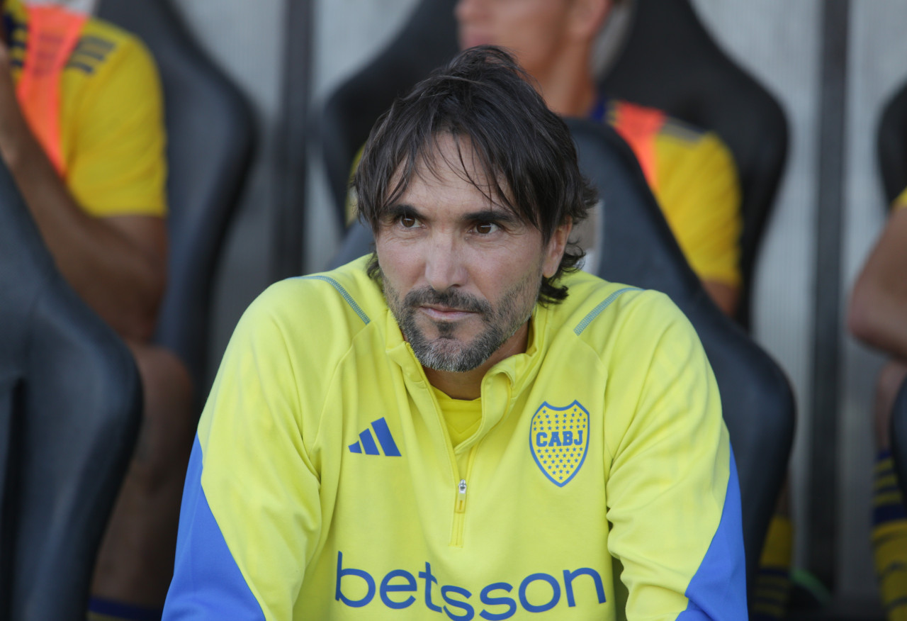 Diego Martínez, entrenador de Boca Juniors. Foto: NA