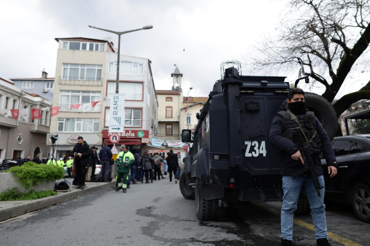 Ataque a una iglesia en la ciudad turca de Estambul. EFE