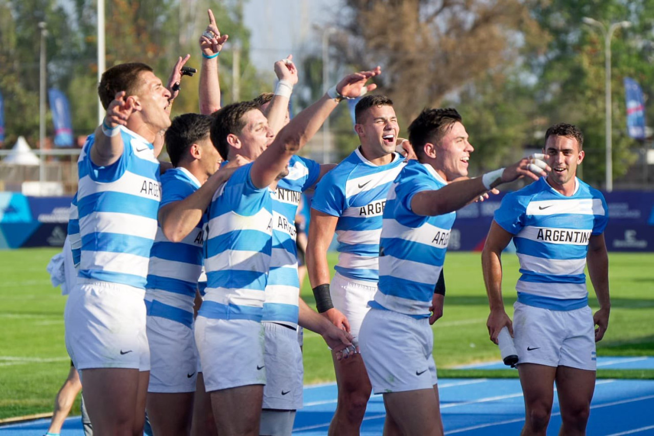 Los Pumas 7s. Foto: NA.