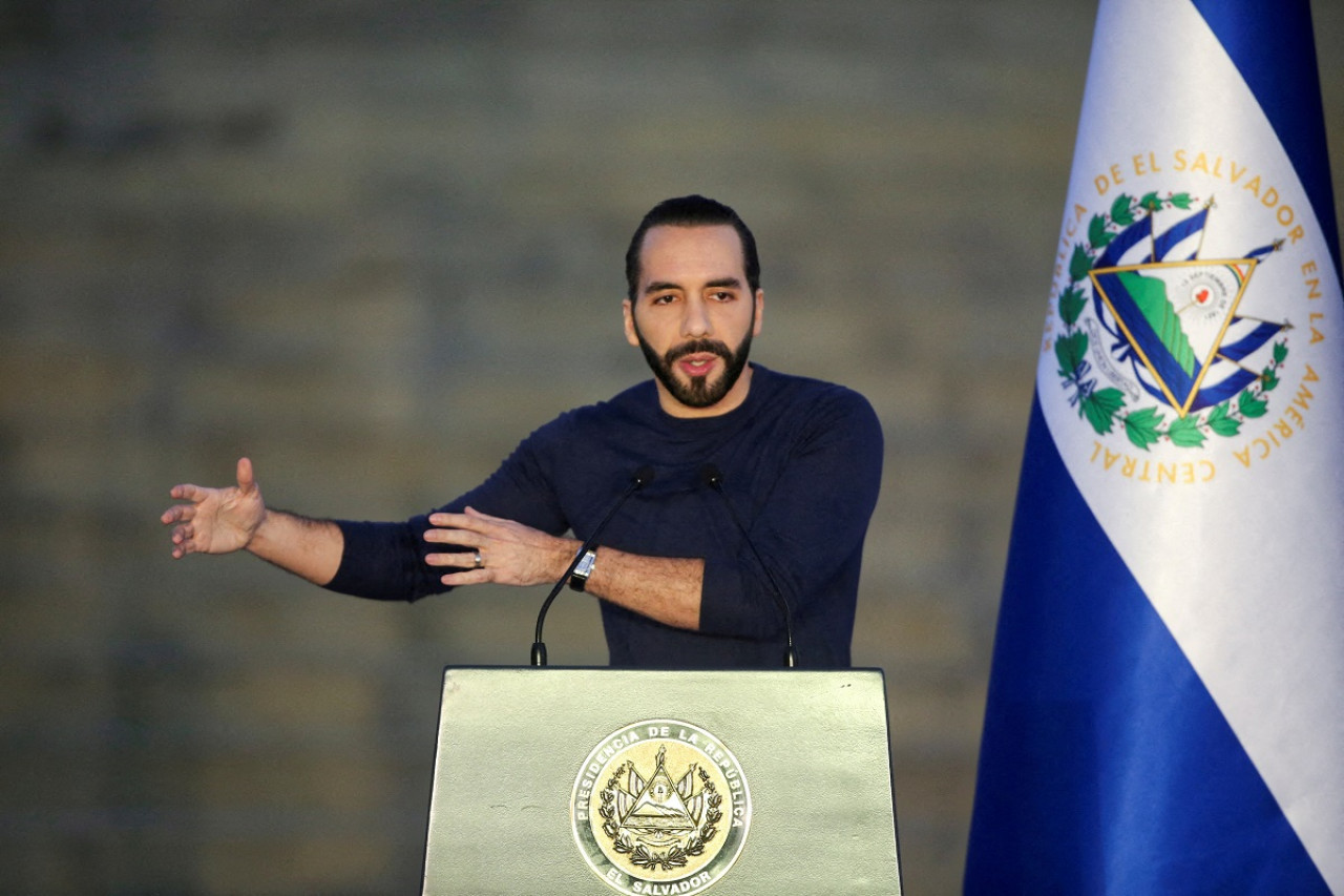 Nayib Bukele, presidente de El Salvador. Foto: Reuters.