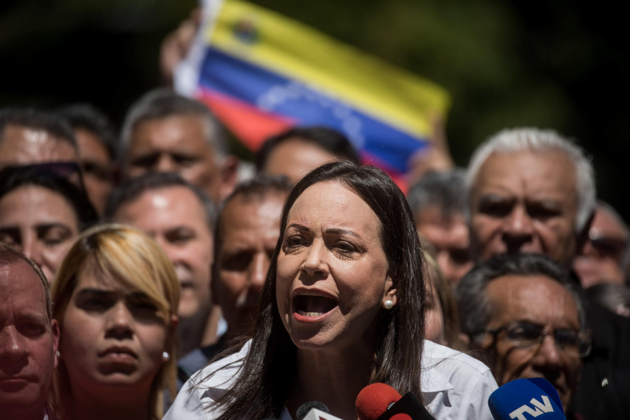 María Corina Machado; Venezuela. Foto: EFE.