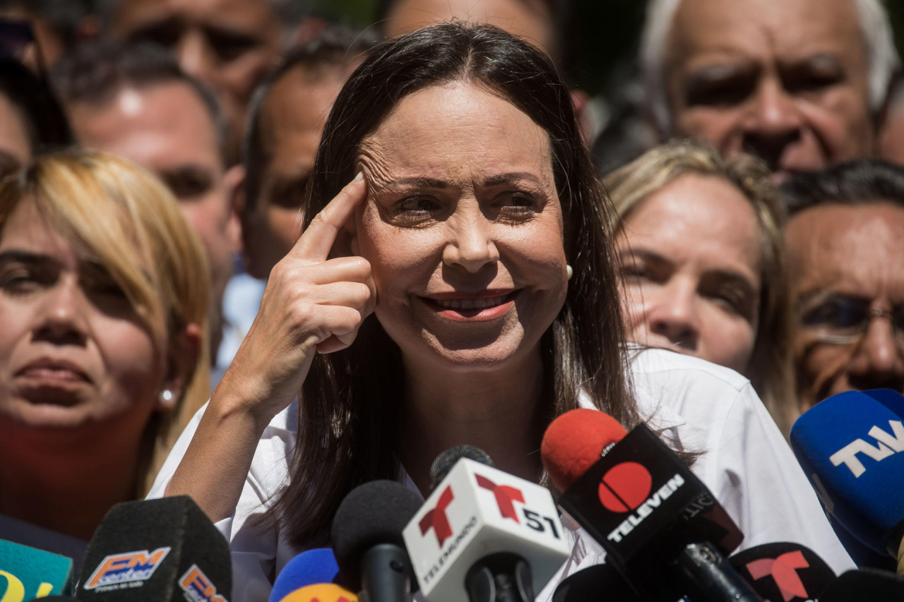 María Corina Machado; Venezuela. Foto: EFE.