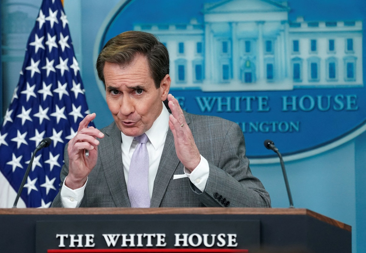 John Kirby, portavoz del Consejo de Seguridad Nacional de la Casa Blanca. Foto: Reuters.