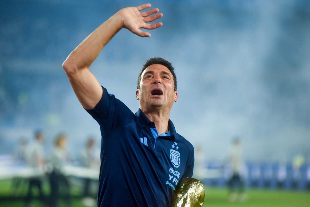 Lionel Scaloni, técnico de la Selección Argentina. Foto: NA.