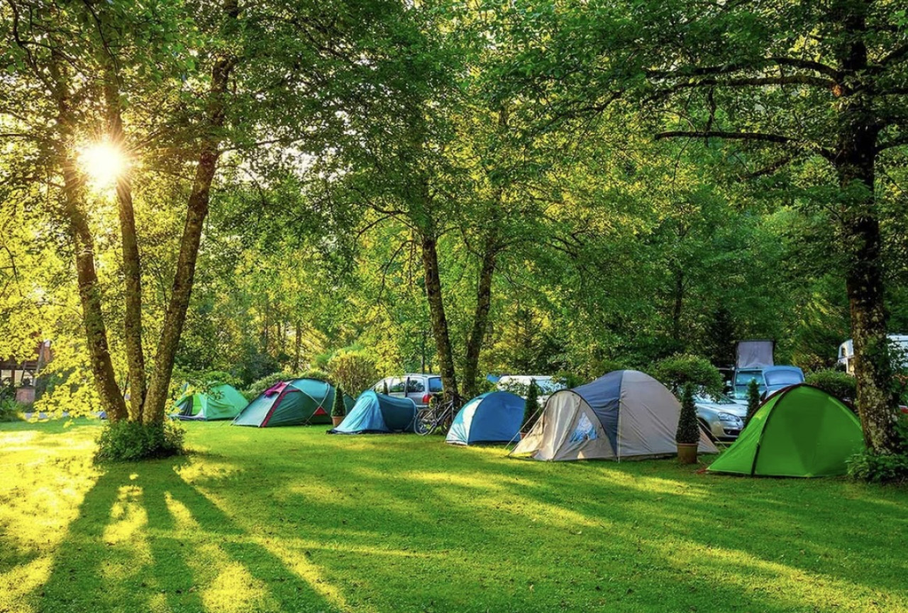 Camping El Griego, Mar del Plata. Foto NA.