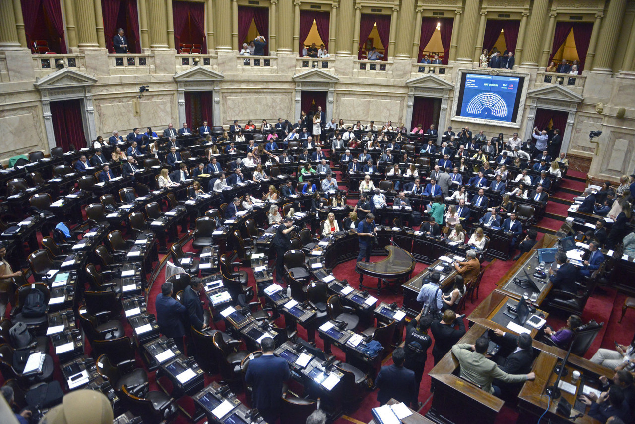 Cámara de Diputados. Foto: Télam.