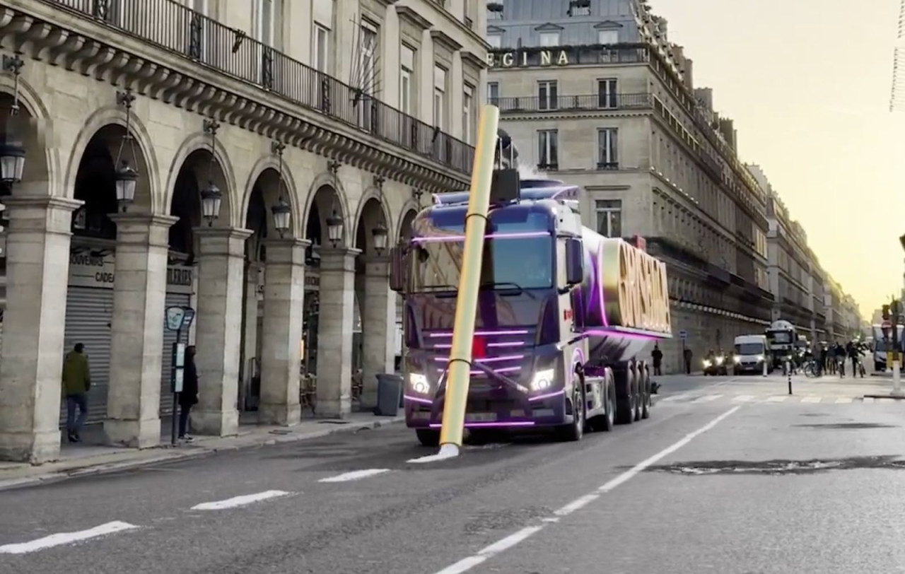 Promoción de la serie Griselda en París. Foto: captura video