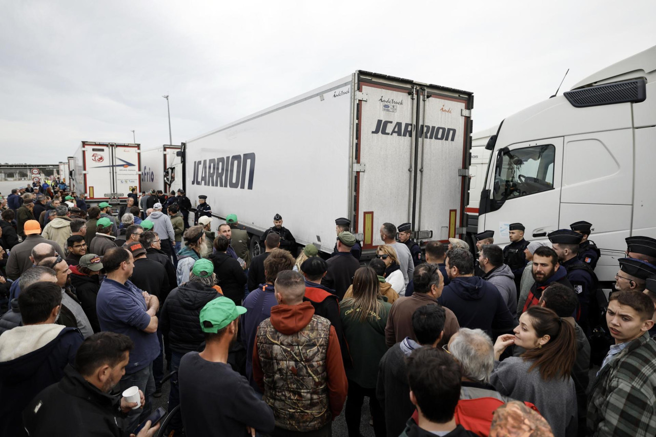 Conflicto con agricultores en Europa. Foto: EFE