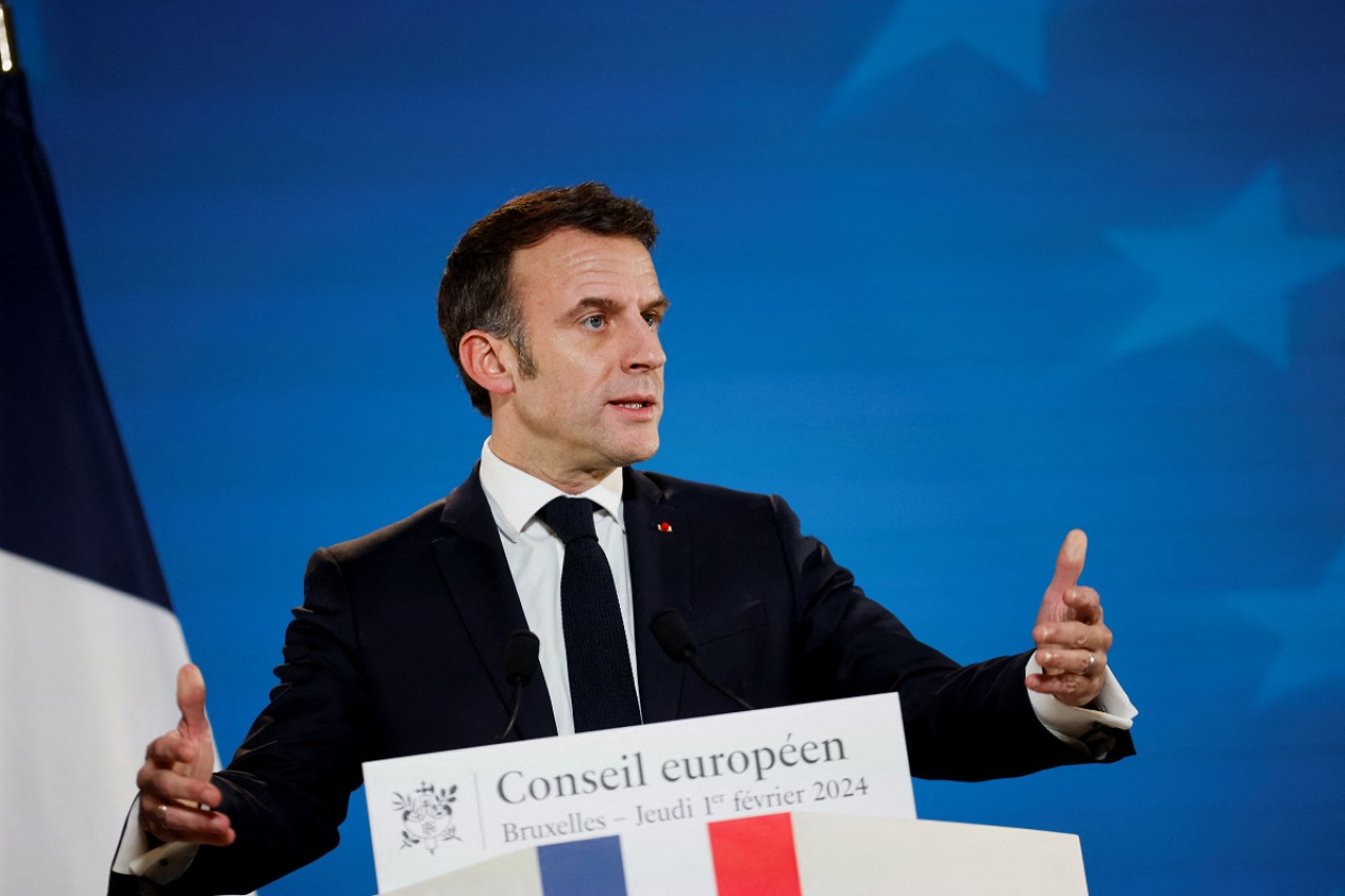 Emmanuel Macron, presidente de Francia. Foto: Reuters.