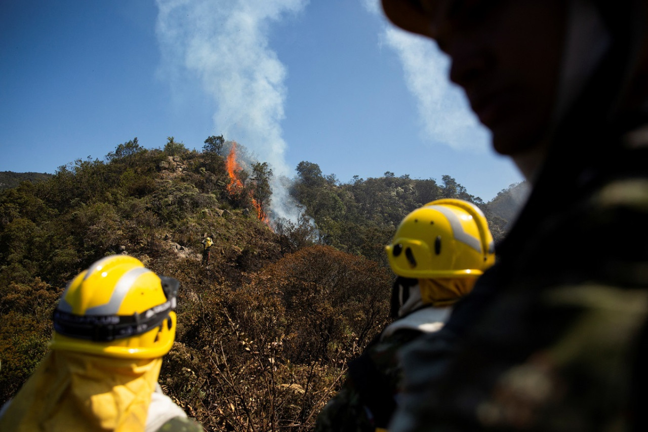 Incendios en Colombia. Foto: Reuters.