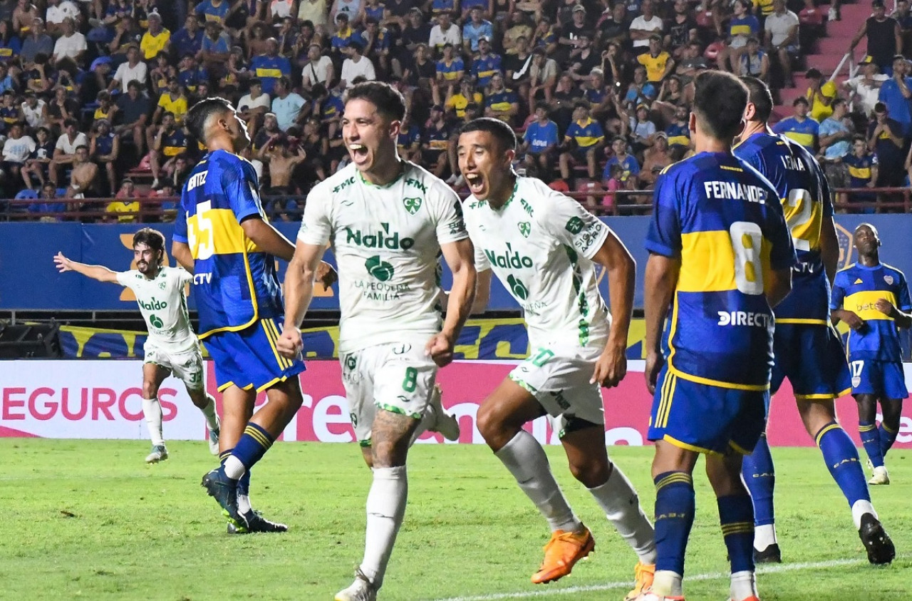 José Mauri; Boca Juniors vs. Sarmiento de Junín; Copa de la Liga. Foto: NA.