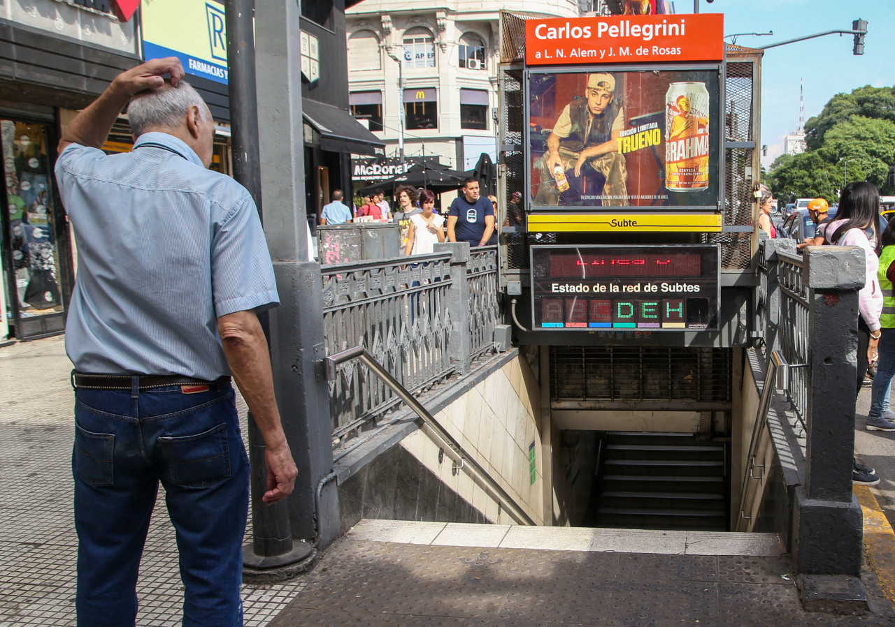 Subte. Foto: NA