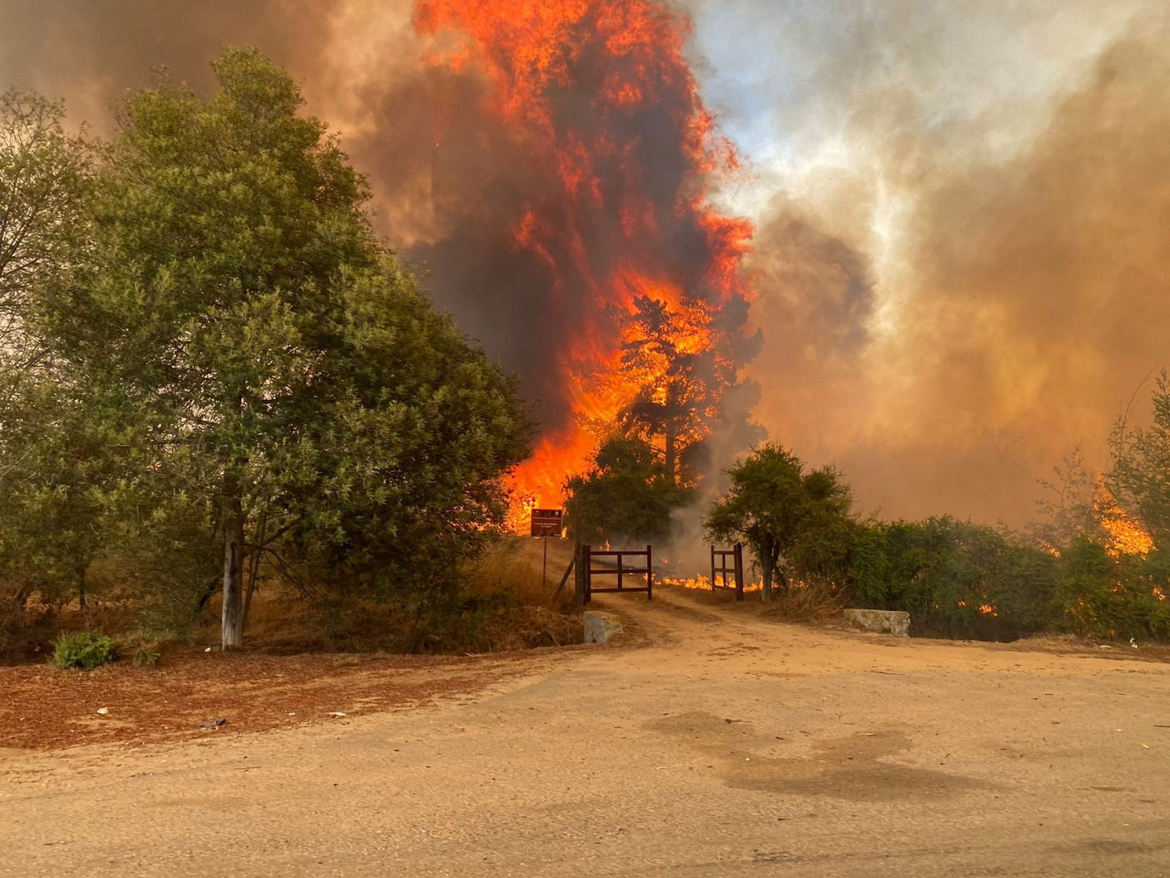 Incendios en Chile. Video: Reuters.