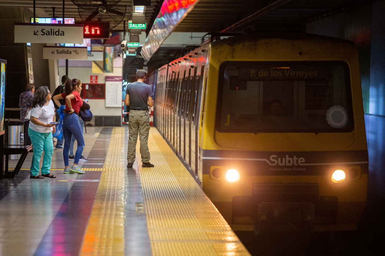 Subte. Foto: NA