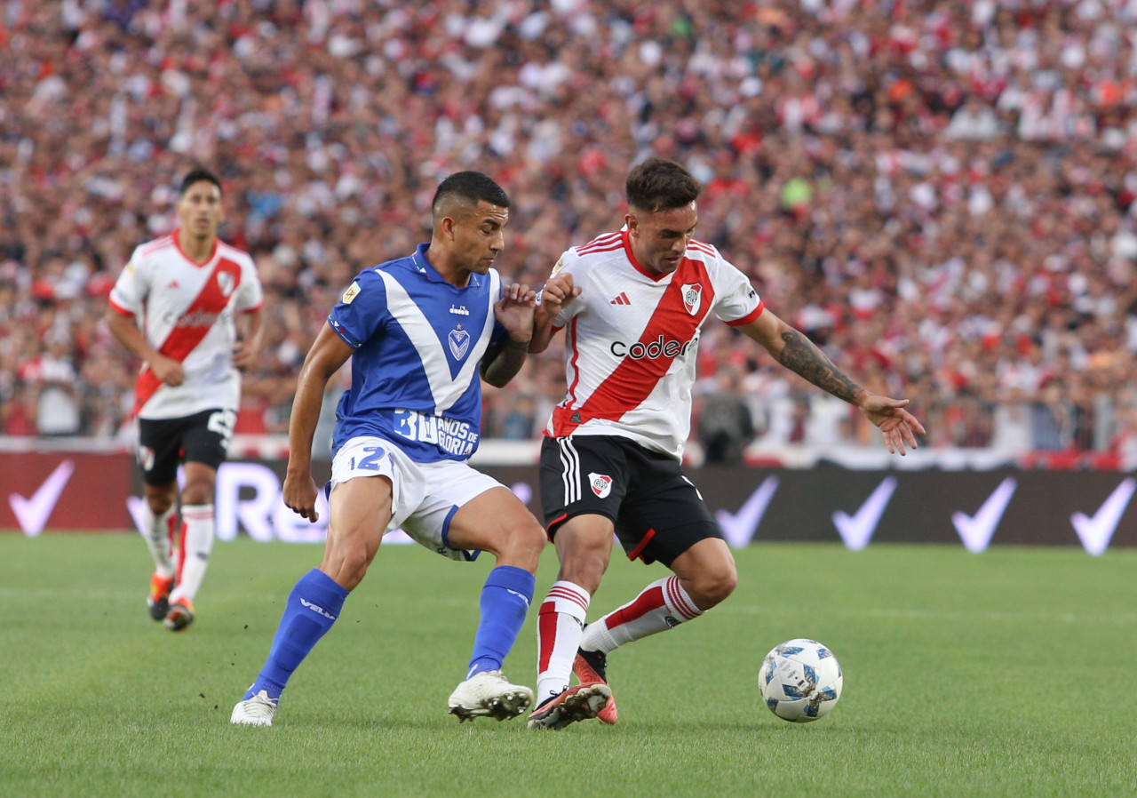 Vélez cayó 5-0 ante River Plate. Foto: NA.