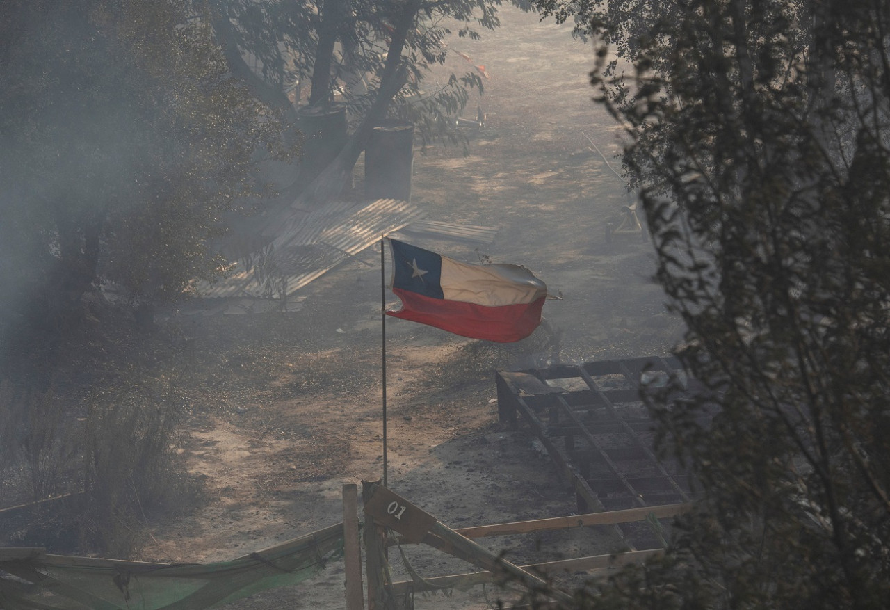 Incendios en Chile. Foto: Reuters